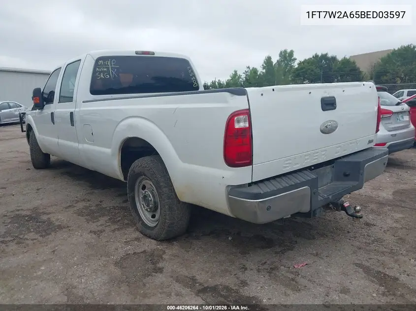 2011 FORD F250 VIN 1FT7W2A65BED03597 — фото 3