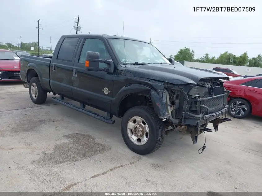 FORD F250 2011, VIN 1FT7W2BT7BED07509