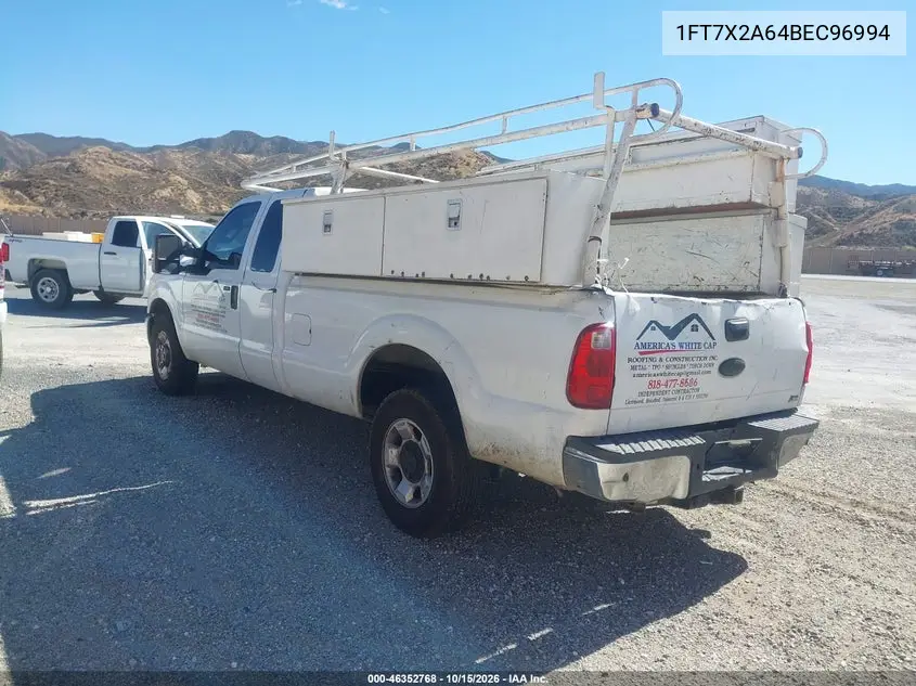 2011 FORD F250 VIN 1FT7X2A64BEC96994 — фото 3