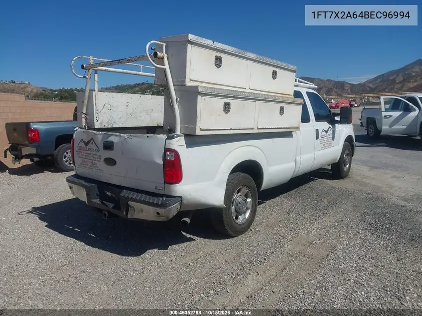 2011 FORD F250 VIN 1FT7X2A64BEC96994 — фото 4