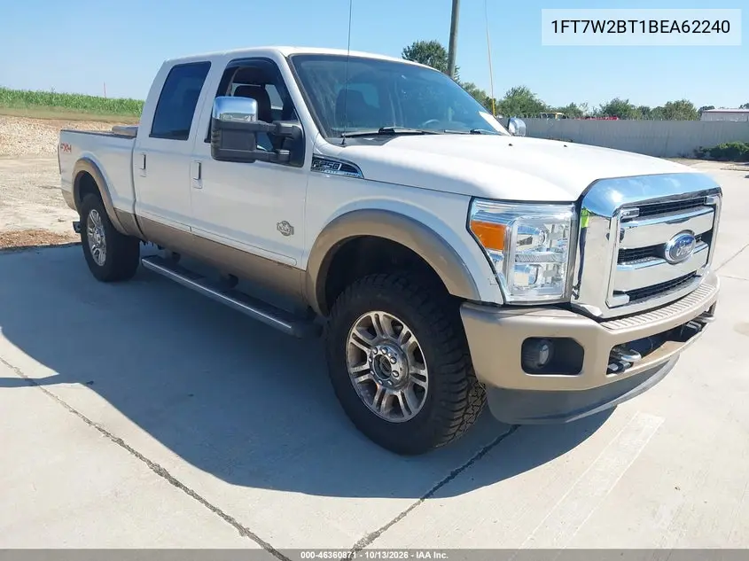 FORD F250 2011, VIN 1FT7W2BT1BEA62240