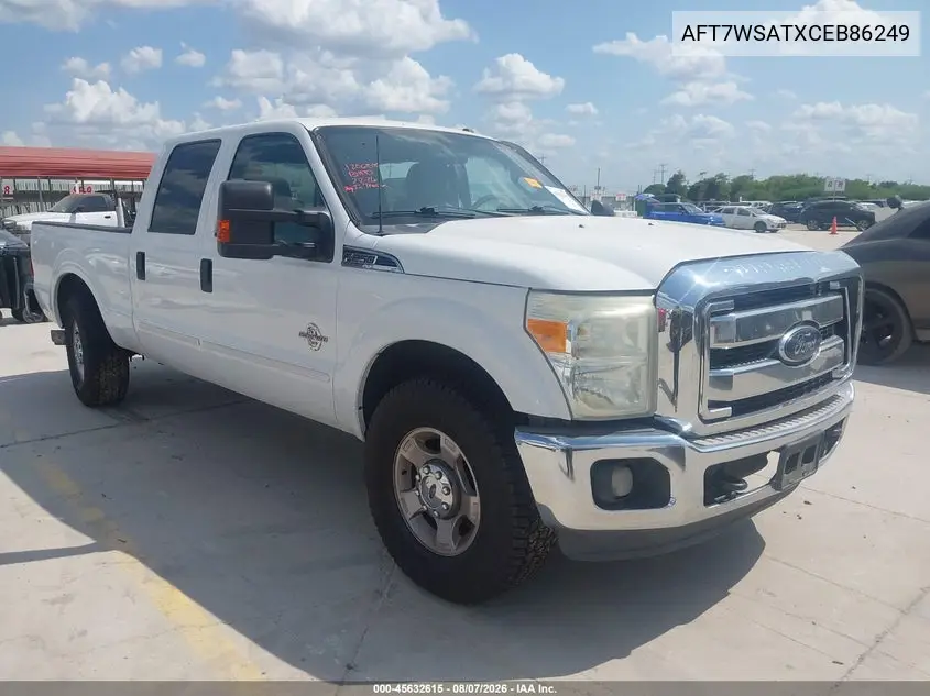 2012 FORD F250 VIN 1FT7W2ATXCEB86249 — фото 2