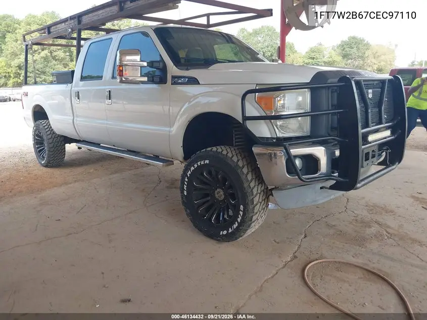 FORD F250 2012, VIN 1FT7W2B67CEC97110