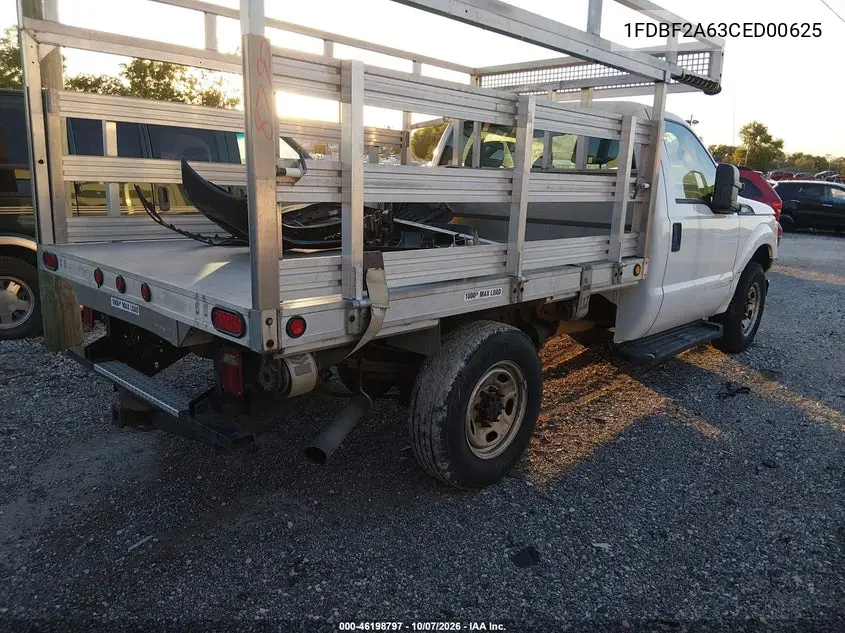 2012 FORD F250 VIN 1FDBF2A63CED00625 — фото 4