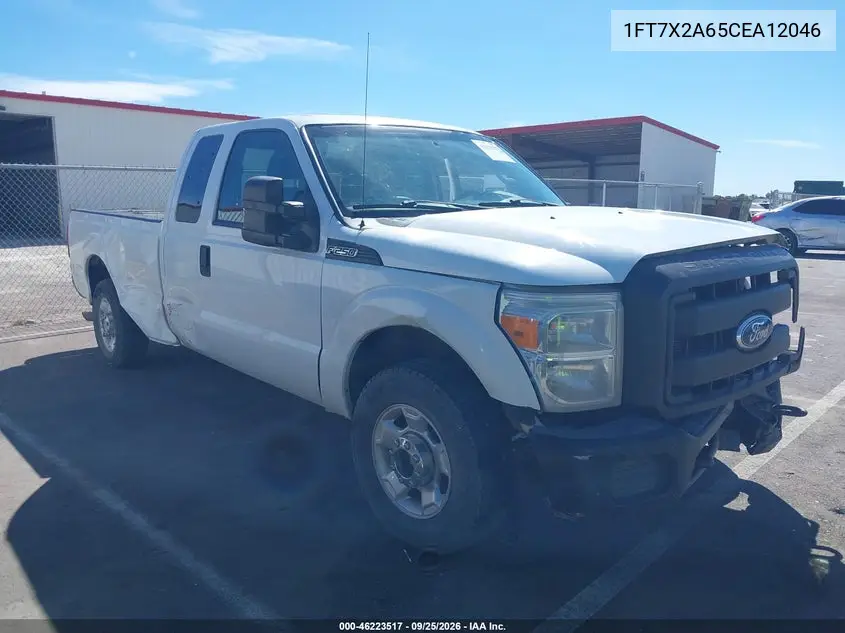 FORD F250 2012, VIN 1FT7X2A65CEA12046