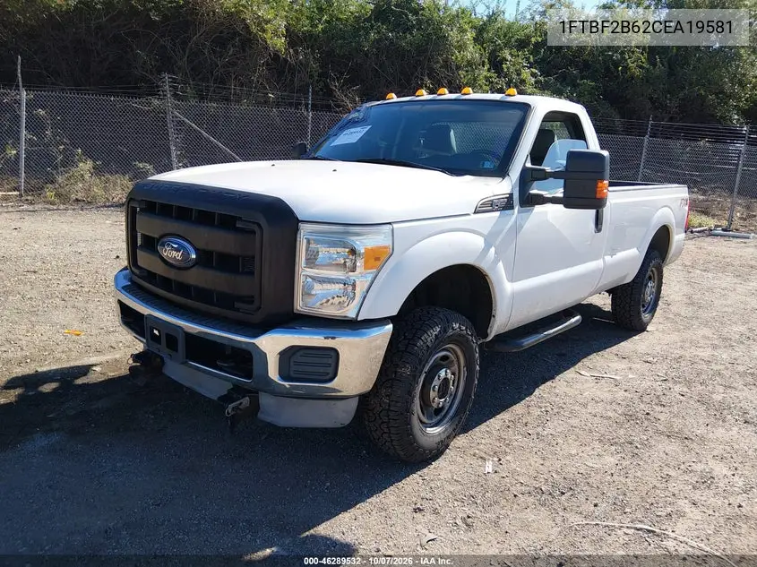 2012 FORD F250 VIN 1FTBF2B62CEA19581 — фото 2