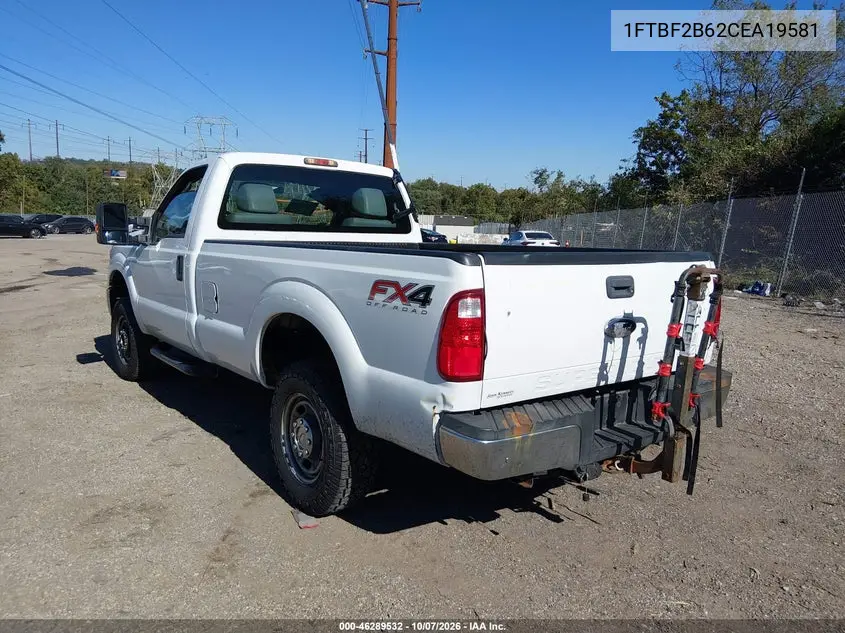 2012 FORD F250 VIN 1FTBF2B62CEA19581 — фото 3