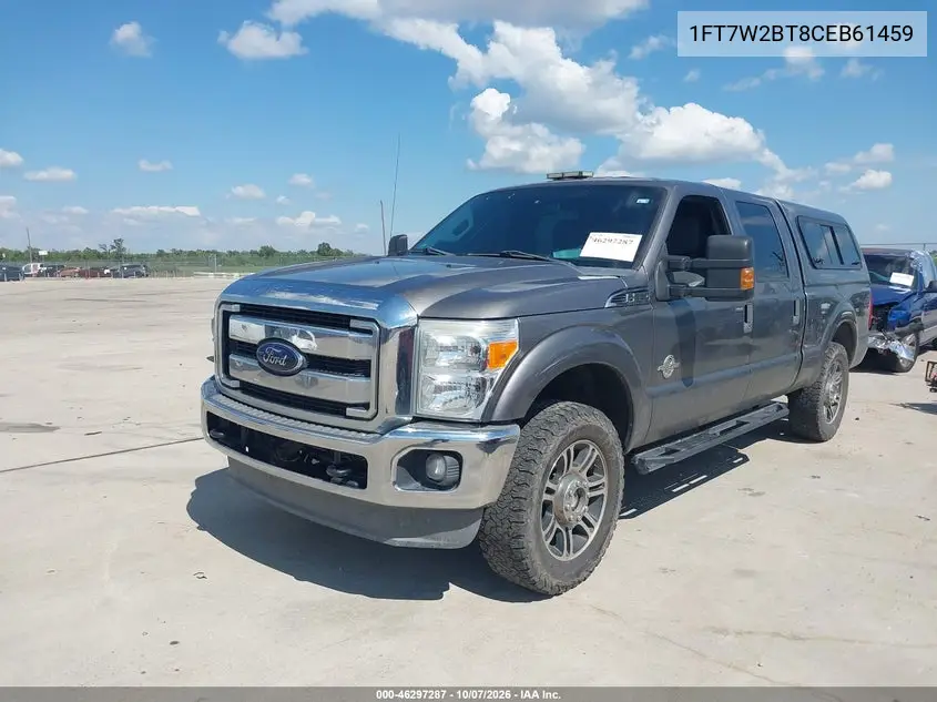 2012 FORD F250 VIN 1FT7W2BT8CEB61459 — фото 2