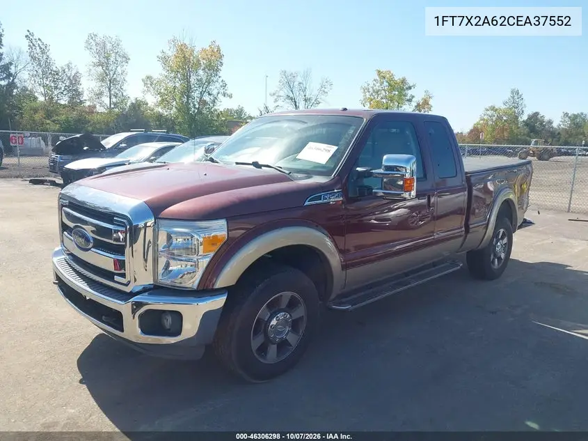 2012 FORD F250 VIN 1FT7X2A62CEA37552 — фото 2