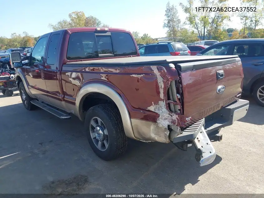2012 FORD F250 VIN 1FT7X2A62CEA37552 — фото 3
