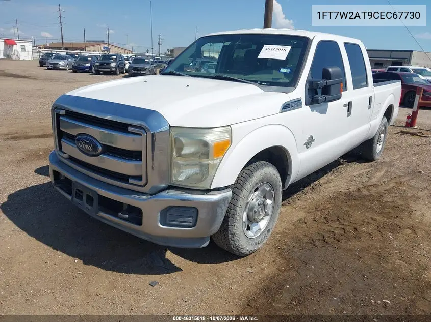 2012 FORD F250 VIN 1FT7W2AT9CEC67730 — фото 2