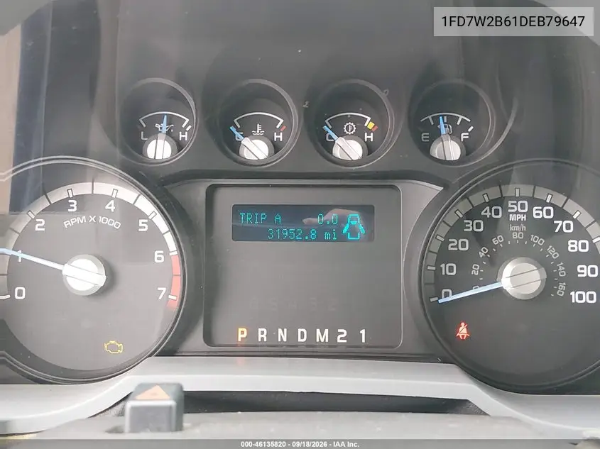 2013 FORD F250 VIN 1FD7W2B61DEB79647 — фото 7