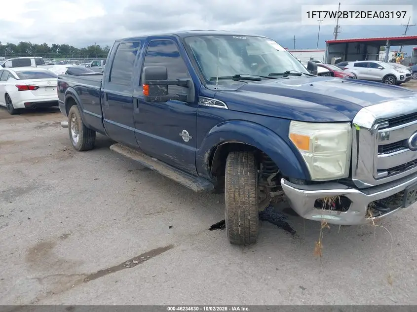 FORD F250 2013, VIN 1FT7W2BT2DEA03197