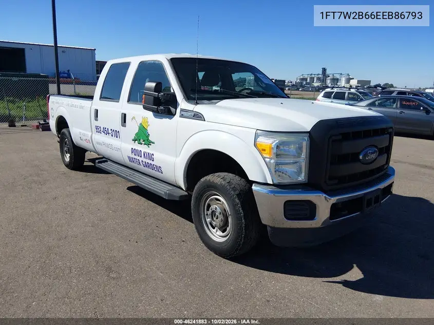 FORD F250 2014, VIN 1FT7W2B66EEB86793