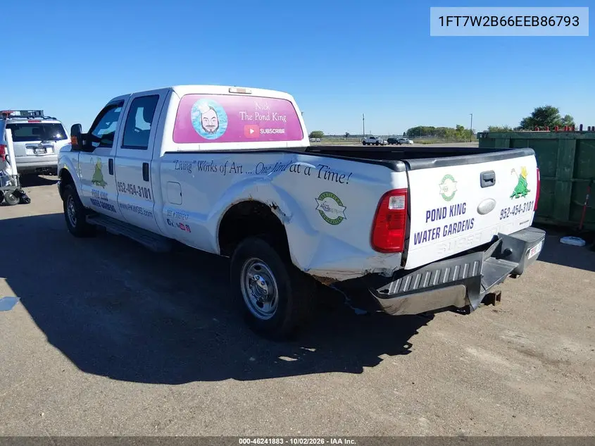 2014 FORD F250 VIN 1FT7W2B66EEB86793 — фото 3