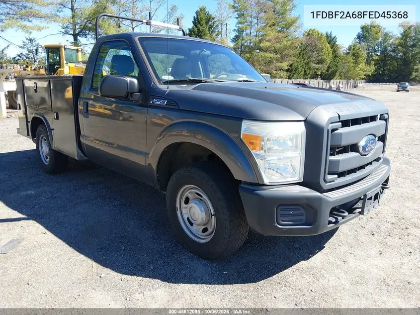 FORD F250 2015, VIN 1FDBF2A68FED45368