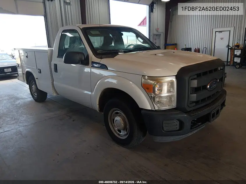 FORD F250 2016, VIN 1FDBF2A62GED02453