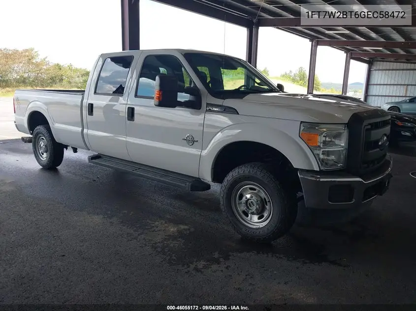 FORD F250 2016, VIN 1FT7W2BT6GEC58472