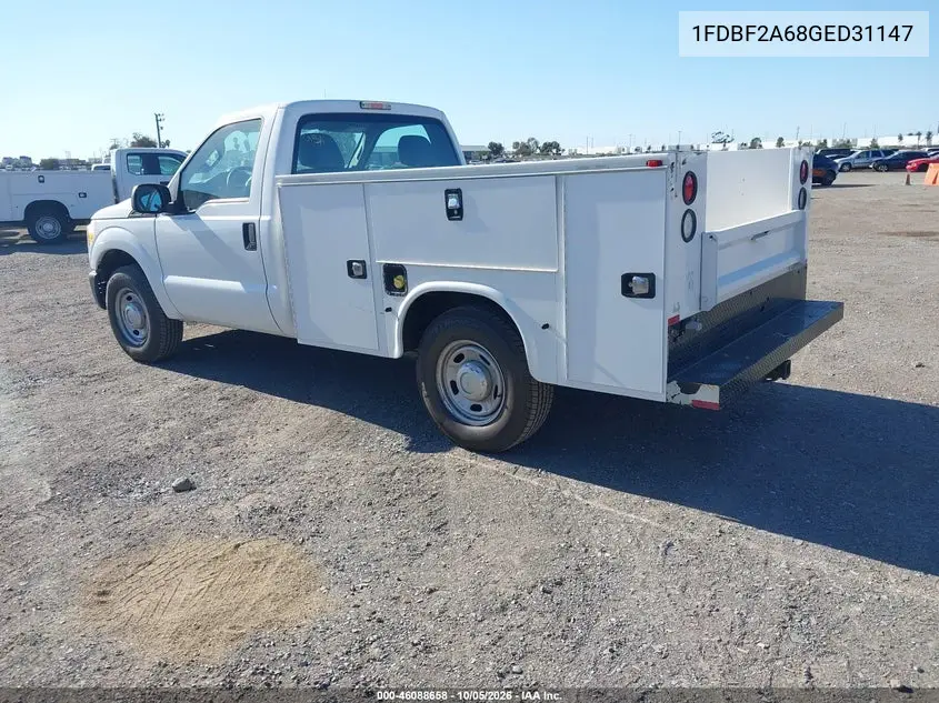 2016 FORD F250 VIN 1FDBF2A68GED31147 — фото 3