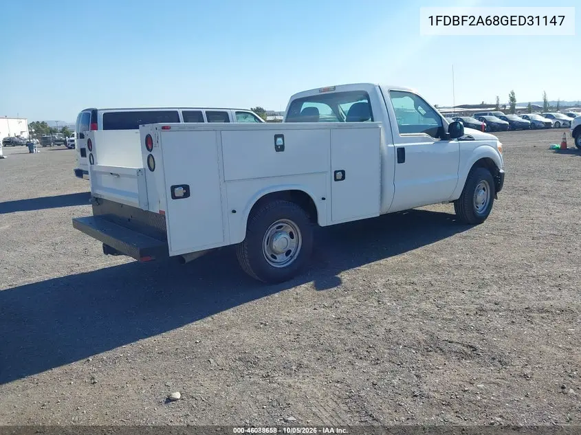 2016 FORD F250 VIN 1FDBF2A68GED31147 — фото 4