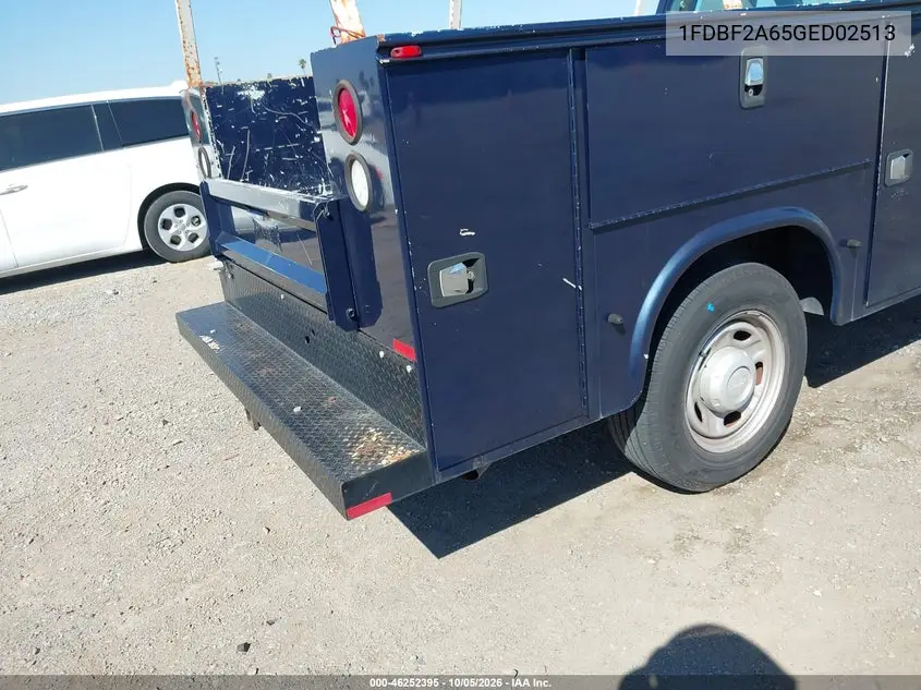FORD F250 2016, VIN 1FDBF2A65GED02513