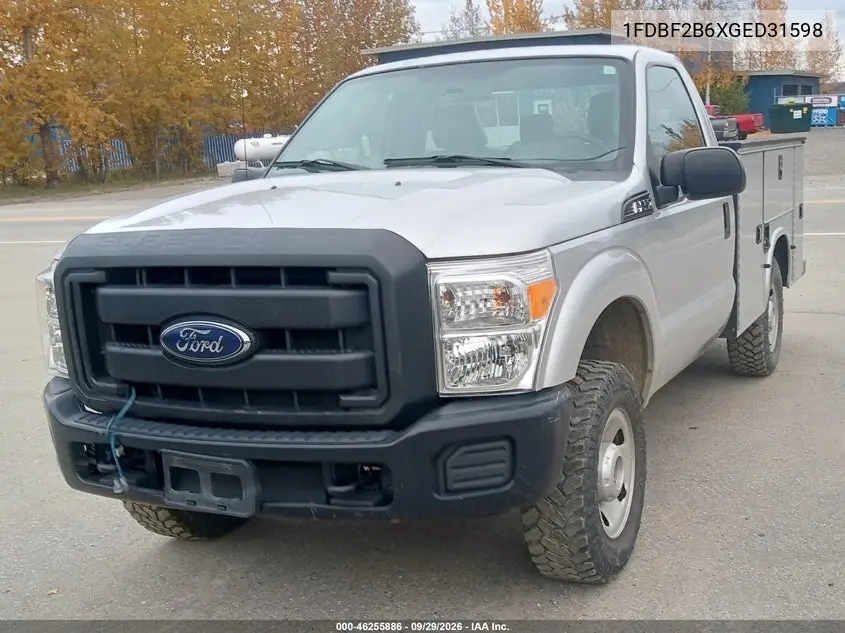 2016 FORD F250 VIN 1FDBF2B6XGED31598 — фото 2