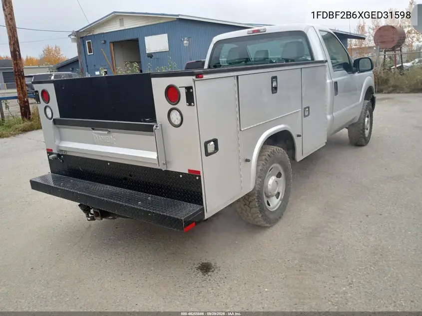 2016 FORD F250 VIN 1FDBF2B6XGED31598 — фото 4