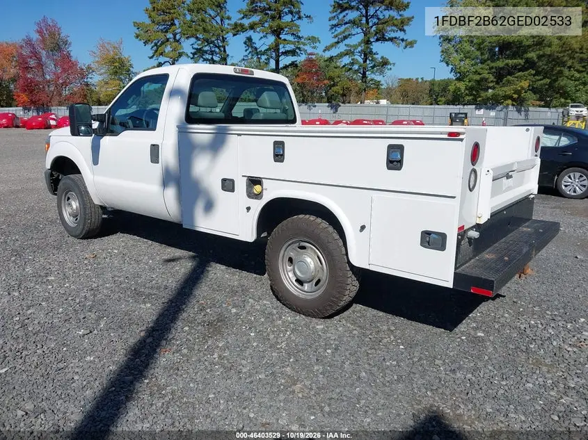 2016 FORD F250 VIN 1FDBF2B62GED02533 — фото 3