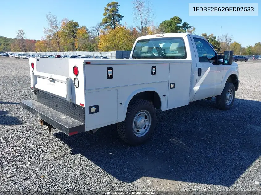 2016 FORD F250 VIN 1FDBF2B62GED02533 — фото 4