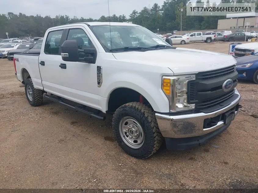 FORD F250 2017, VIN 1FT7W2B66HEE07541