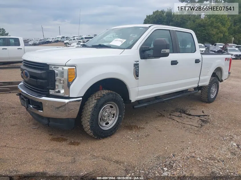 2017 FORD F250 VIN 1FT7W2B66HEE07541 — фото 2