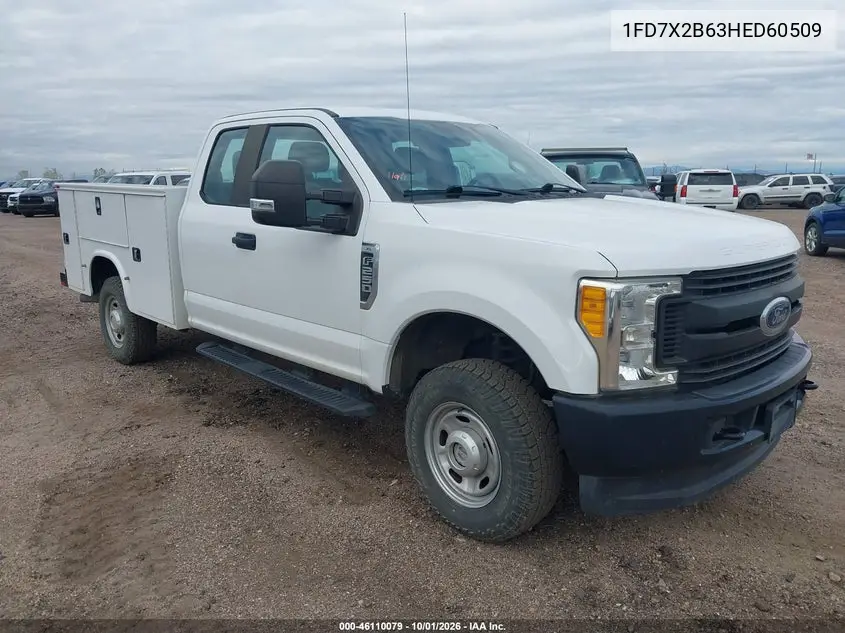 FORD F250 2017, VIN 1FD7X2B63HED60509