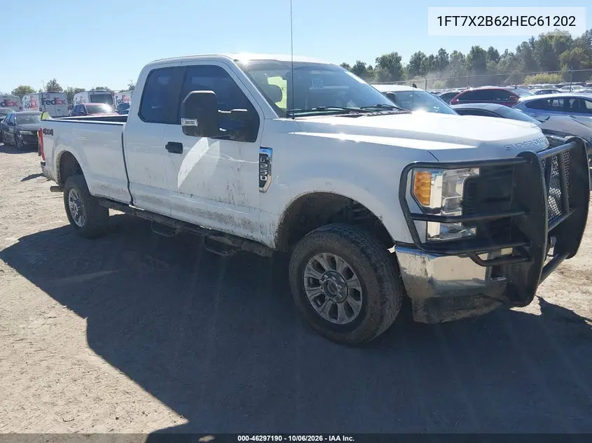 FORD F250 2017, VIN 1FT7X2B62HEC61202