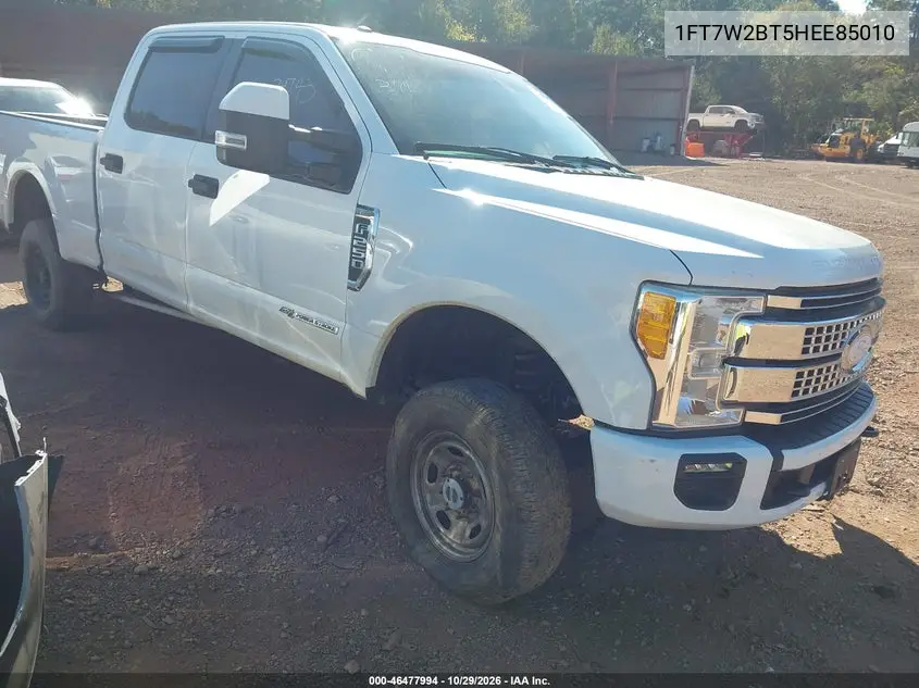 FORD F250 2017, VIN 1FT7W2BT5HEE85010