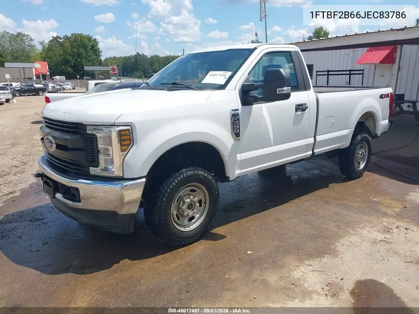 2018 FORD F250 VIN 1FTBF2B66JEC83786 — фото 2