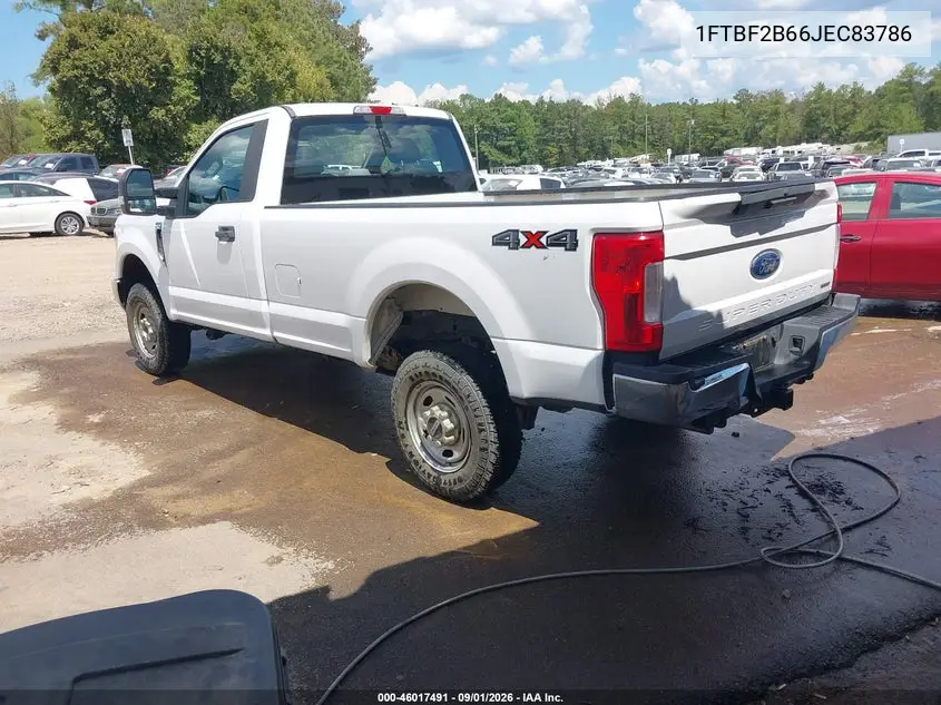 2018 FORD F250 VIN 1FTBF2B66JEC83786 — фото 3