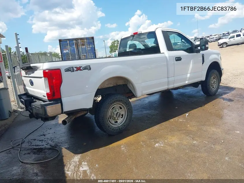 2018 FORD F250 VIN 1FTBF2B66JEC83786 — фото 4