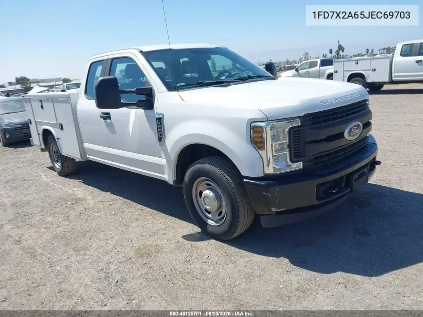 FORD F250 2018, VIN 1FD7X2A65JEC69703