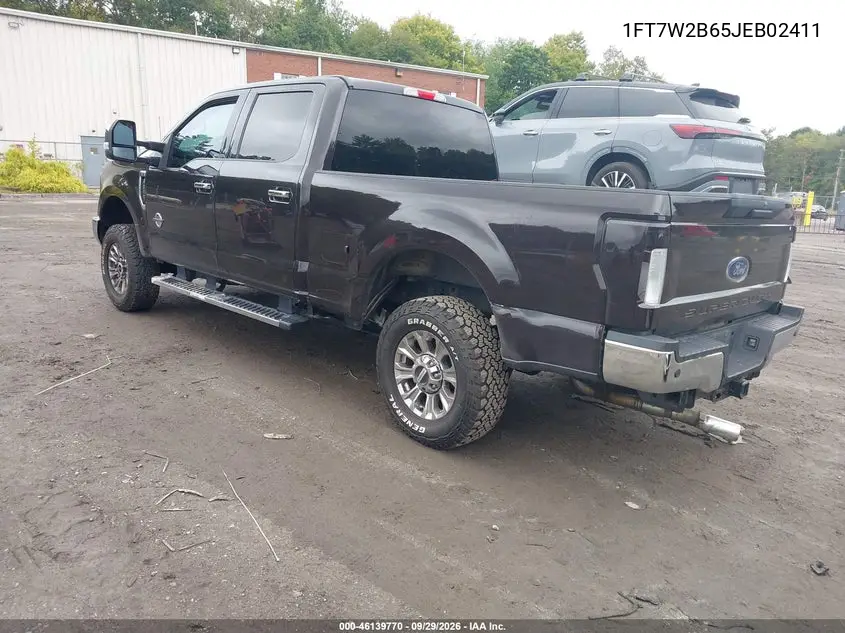 2018 FORD F250 VIN 1FT7W2B65JEB02411 — фото 3