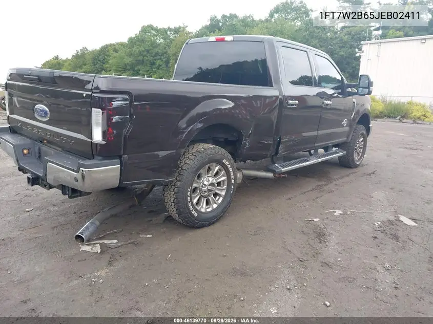 2018 FORD F250 VIN 1FT7W2B65JEB02411 — фото 4