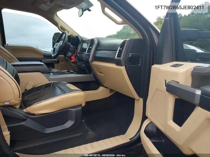 2018 FORD F250 VIN 1FT7W2B65JEB02411 — фото 5