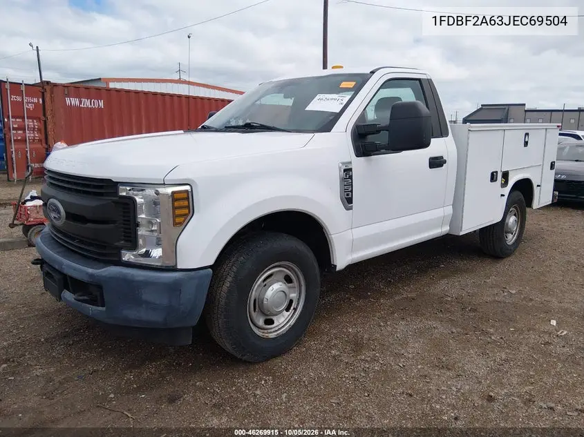 2018 FORD F250 VIN 1FDBF2A63JEC69504 — фото 2