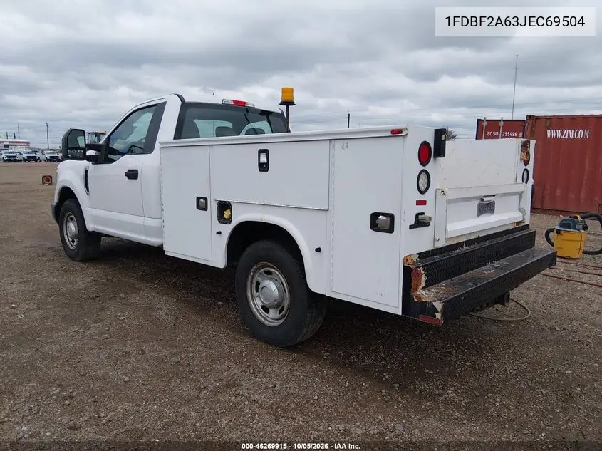 2018 FORD F250 VIN 1FDBF2A63JEC69504 — фото 3
