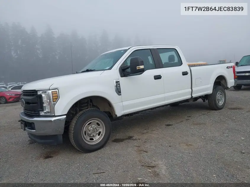 2018 FORD F250 VIN 1FT7W2B64JEC83839 — фото 2