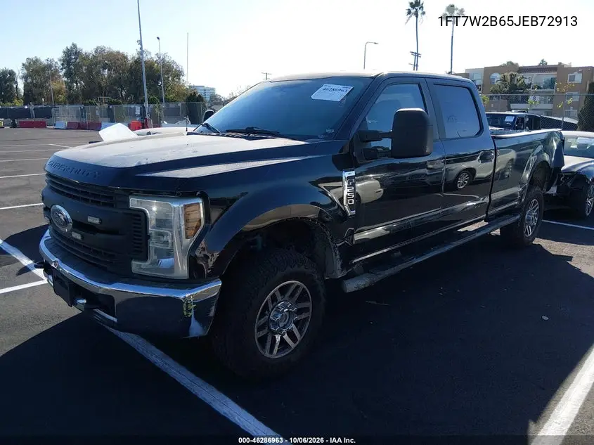 2018 FORD F250 VIN 1FT7W2B65JEB72913 — фото 2