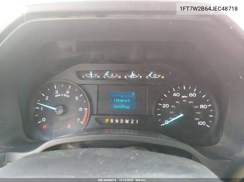 2018 FORD F250 VIN 1FT7W2B64JEC48718 — фото 8