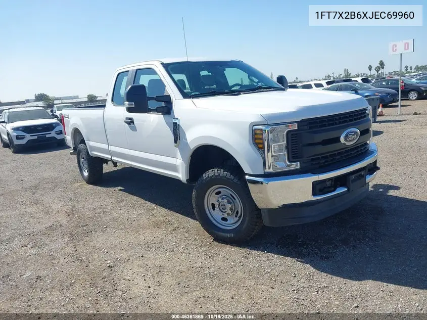 FORD F250 2018, VIN 1FT7X2B6XJEC69960