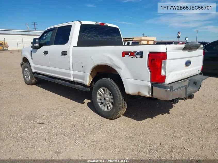 2018 FORD F250 VIN 1FT7W2B65JEC56701 — фото 3