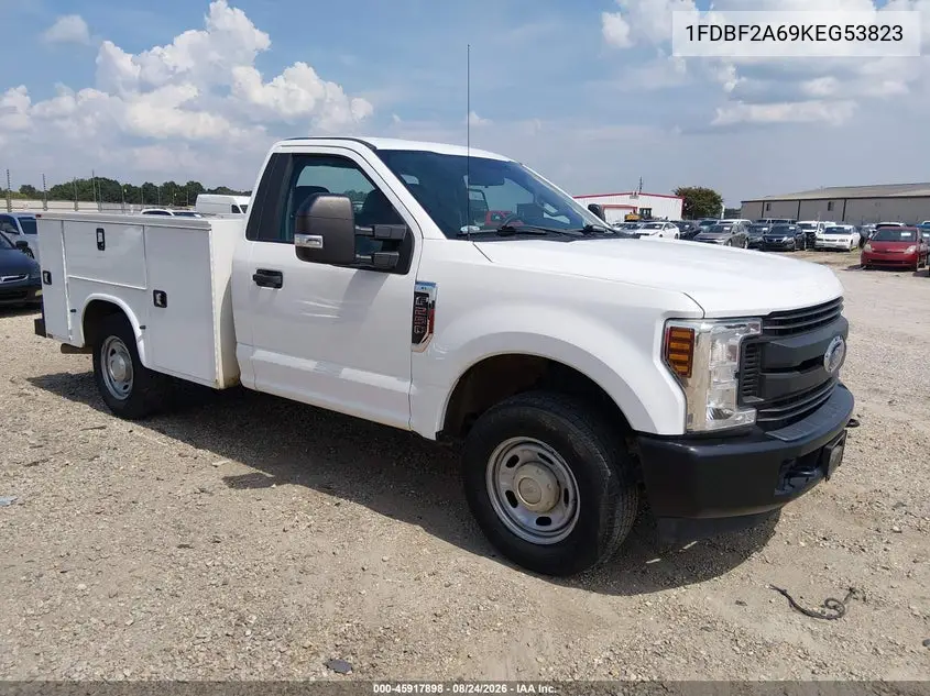 FORD F250 2019, VIN 1FDBF2A69KEG53823