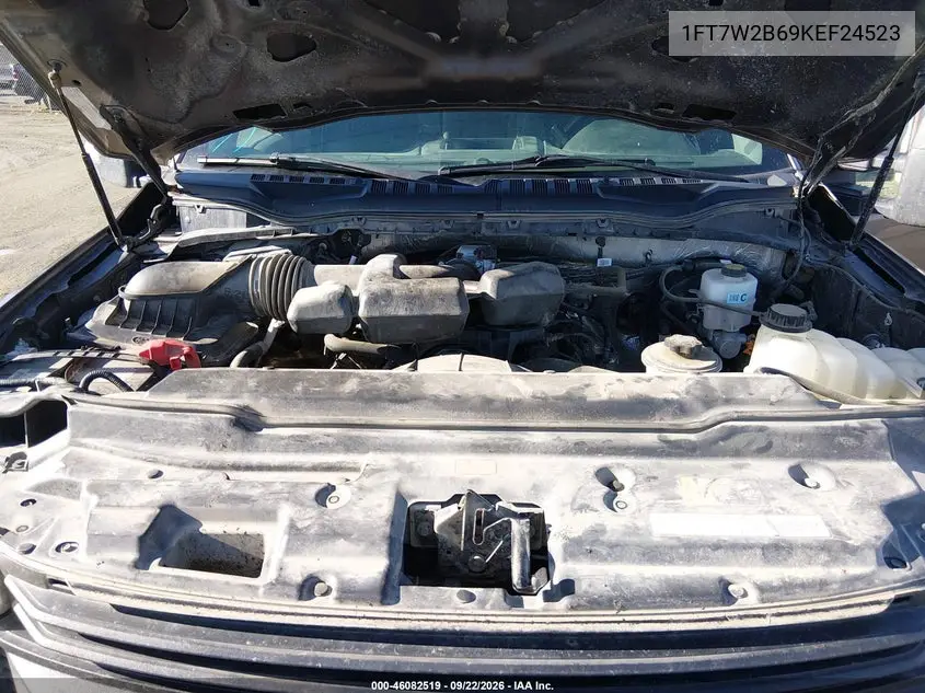 FORD F250 2019, VIN 1FT7W2B69KEF24523